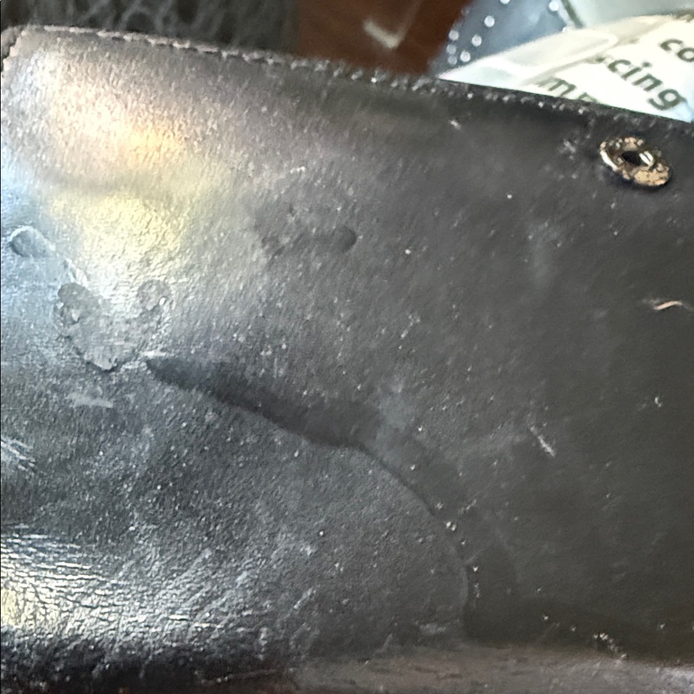 Dior Black Leather Wallet with Silver Logo - Picture 9 of 16